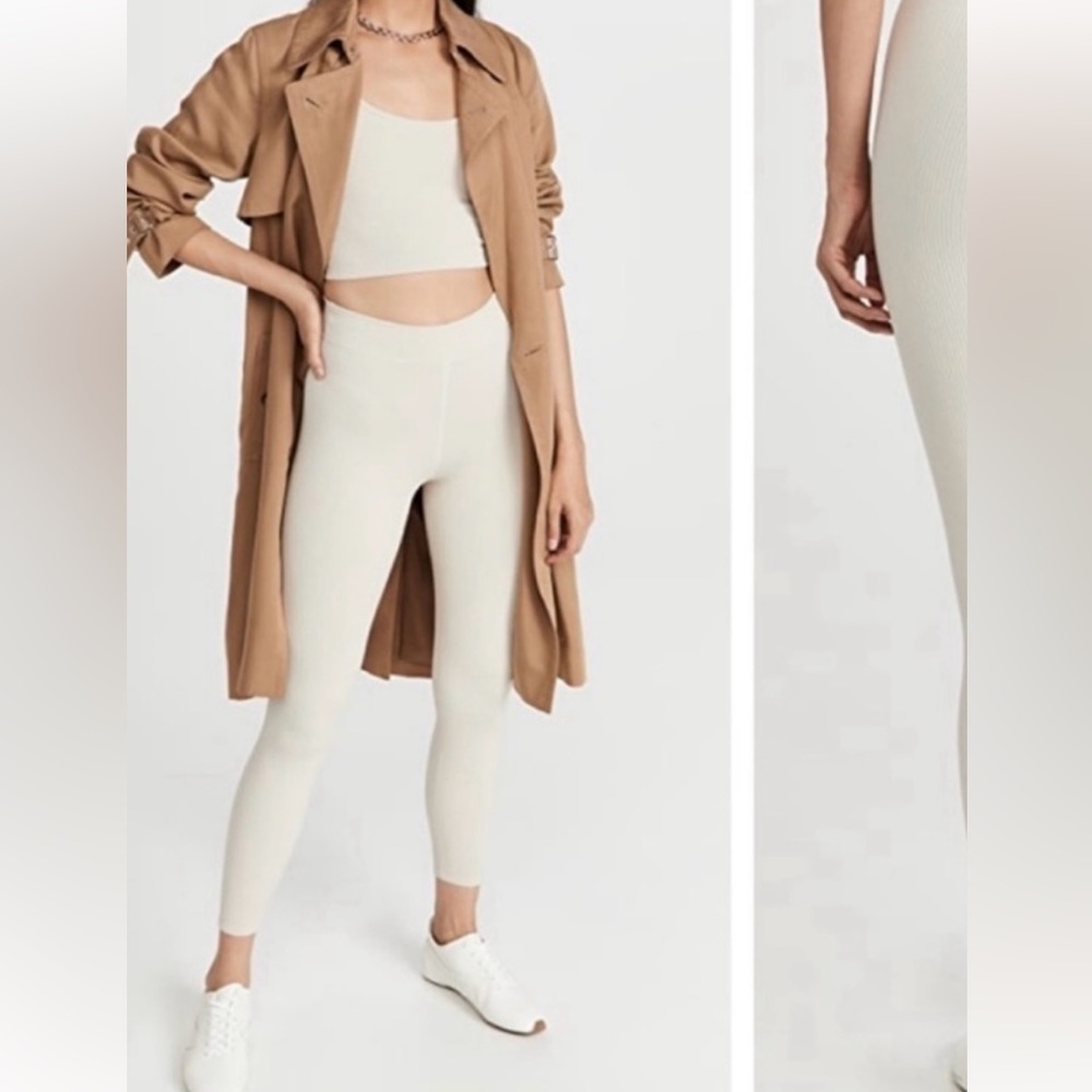 50%off w ❤️ Good American cream Leggings L or 3 37” waist 25 inseam